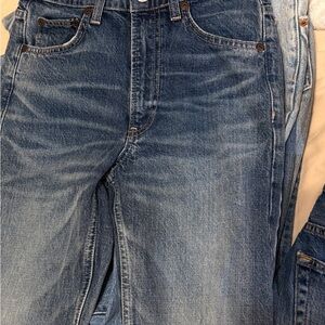 Zara Women's Straight Leg Blue Jeans